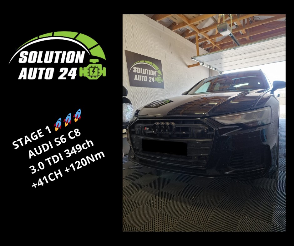 Audi S6 C8 3.0 TDI Stage 1 – Solution Auto 24