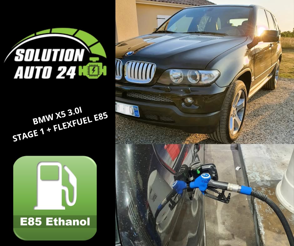 BMW X5 3.0i Stage 1 + Flexfuel E85 – Solution Auto 24